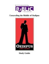 Unraveling the Riddle of Oedipus Study Guide - Pittsburgh Public ...