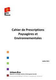 Cahier de Prescriptions Paysagères et ... - Natureparif