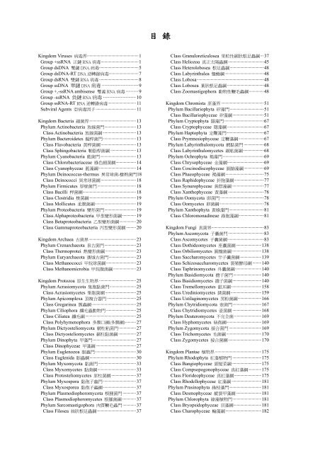 Group +ssRNA!ϒᙥ SOB ঽ߲! - 台灣生物多樣性資訊網