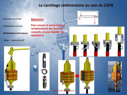 Présentation du carottage océanique - C2FN