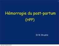 Présentation des RPC pour l'hémorragie du Post-Partum (HPP ...