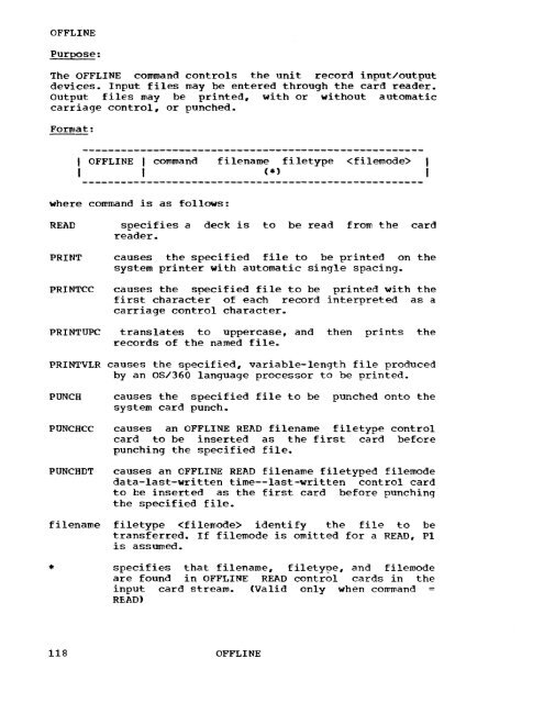 Type III C lass A Program