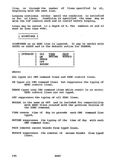 Type III C lass A Program