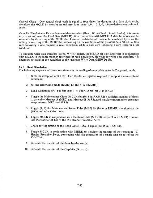 RK06/RK07 Disk Drive User's Manual - Trailing-Edge