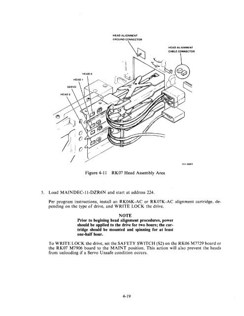 RK06/RK07 Disk Drive User's Manual - Trailing-Edge