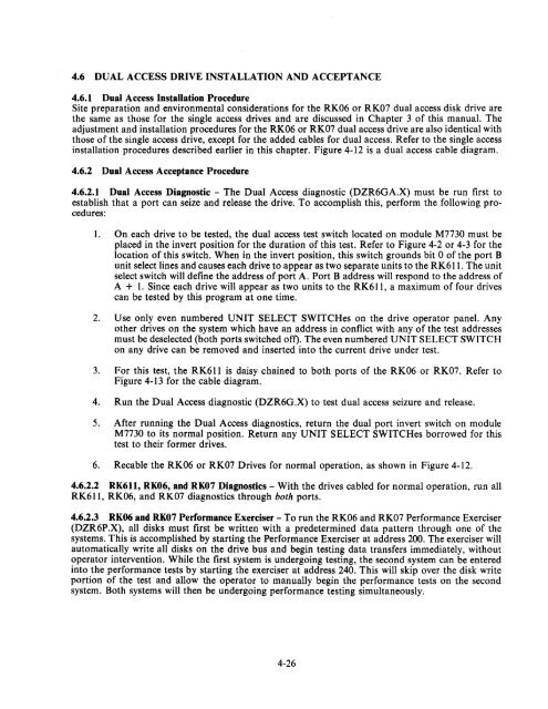 RK06/RK07 Disk Drive User's Manual - Trailing-Edge