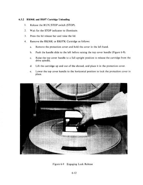 RK06/RK07 Disk Drive User's Manual - Trailing-Edge