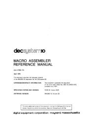 MACRO ASSEMBLER REFERENCE MANUAL - Trailing-Edge