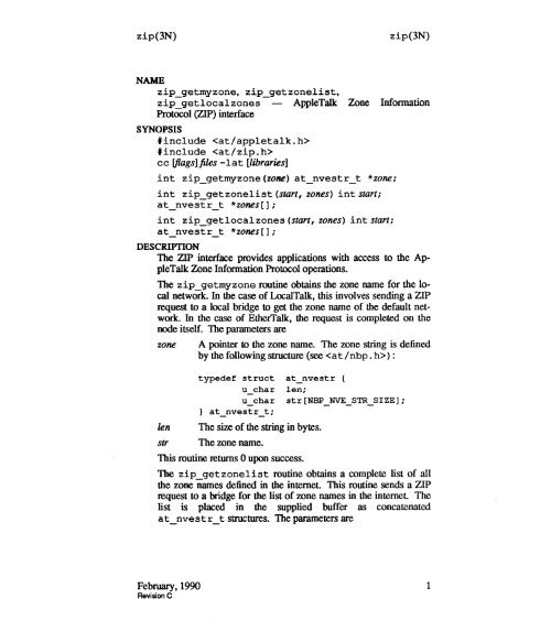 A/UX® Programmer's Reference Sections