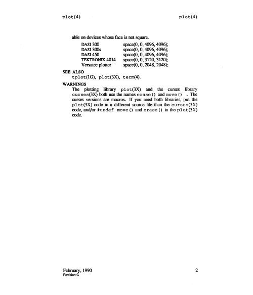 A/UX® Programmer's Reference Sections