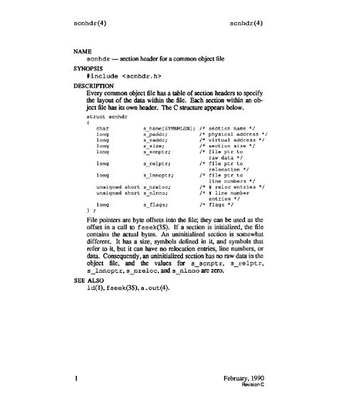 A/UX® Programmer's Reference Sections