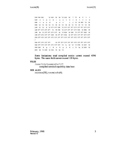 A/UX® Programmer's Reference Sections