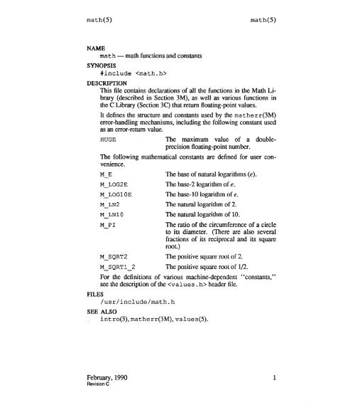 A/UX® Programmer's Reference Sections