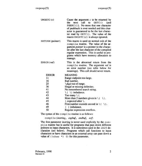 A/UX® Programmer's Reference Sections