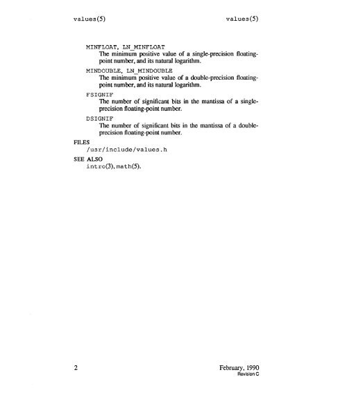 A/UX® Programmer's Reference Sections