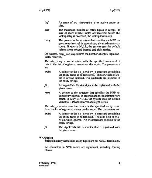 A/UX® Programmer's Reference Sections