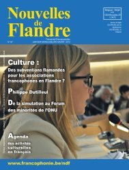 Culture : - Francophonie