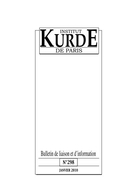 Bulletindeliaisonetd'information - Institut kurde de Paris