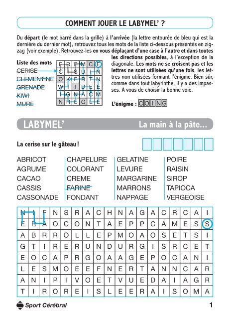 LABYMEL' - Sport Cérébral