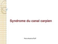 Syndrome du canal carpien - Marie-Noémie Plat
