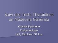 Suivi des Tests Thyroïdiens en Médecine Générale