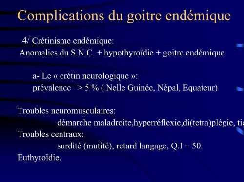 Goitres plongeants et thoraciques - Association Francophone de ...