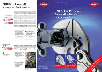 KNIPEX – Pince-clé - ITS International Tools Service