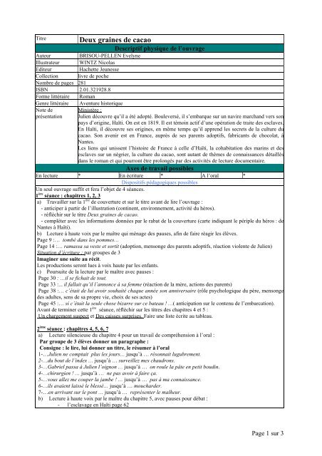 Deux Graines De Cacao