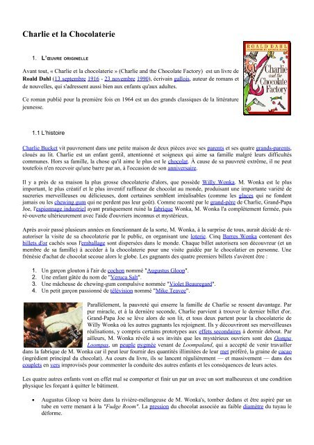 Charlie Et La Chocolaterie Atmospheres 53