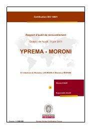 le certificat de la plateforme de mâchefers - Reims Métropole