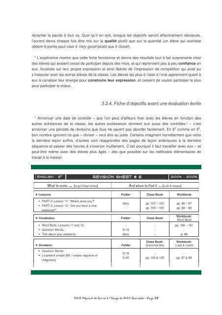 3.2. Evaluation et motivation