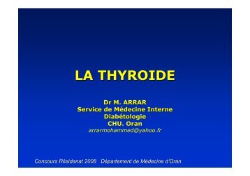 LA THYROIDE