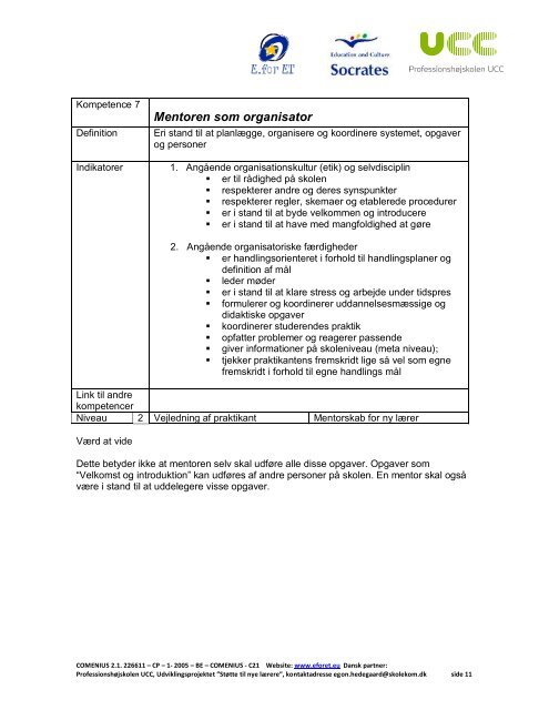 Mentorkompetence-beskrivelse: Hvad skal en mentor arbejde på at ...