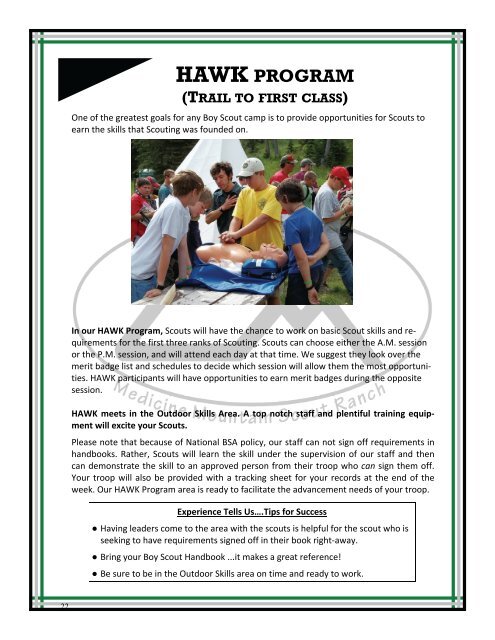 2012 CAMP LEADER GUIDEBOOK - Black Hills Area Council