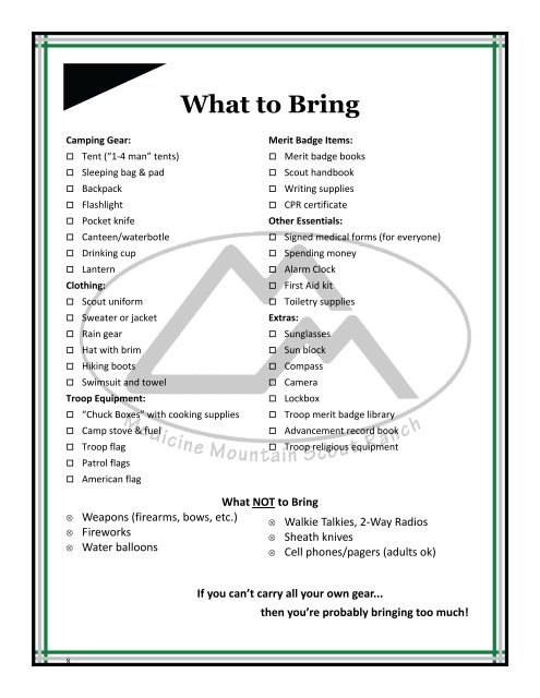 2012 CAMP LEADER GUIDEBOOK - Black Hills Area Council