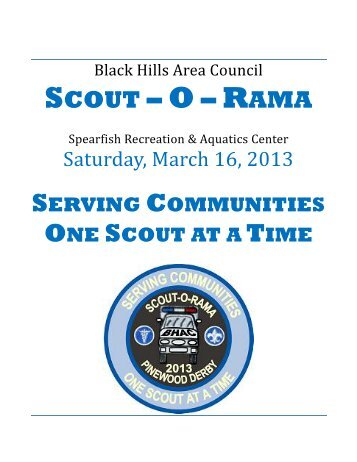 SCOUT – O – R - Black Hills Area Council