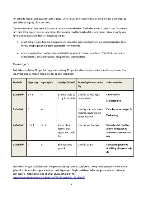 Studieordning 11/12 - Læreruddannelsen Blaagaard/KDAS