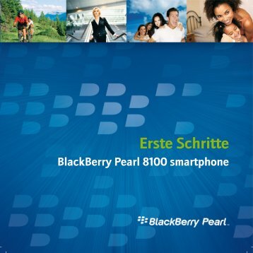 Erste Schritte - BlackBerry Pearl 8100 smartphone