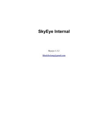 SkyEye Internal - Find and develop open source software