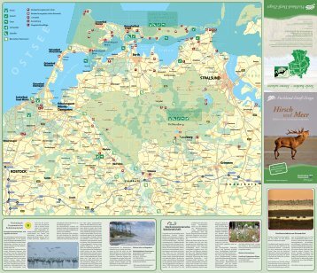 Die Karte direkt als pdf gibt's hier - Urlaub an Ostsee und Seen