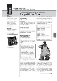 Le petit de Crac - La Classe