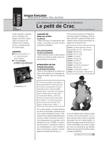 Le petit de Crac - La Classe
