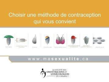 Choisir une méthode de contraception qui vous convient - RSFS
