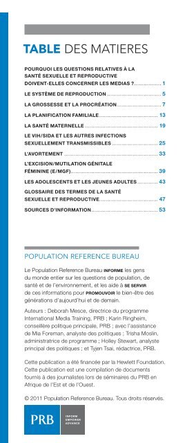 Un guide sur la santé sexuelle et reproductive en Afrique de l'ouest ...