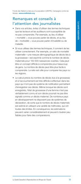 Un guide sur la santé sexuelle et reproductive en Afrique de l'ouest ...