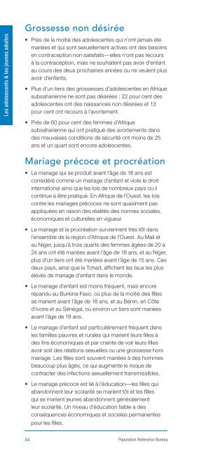 Un guide sur la santé sexuelle et reproductive en Afrique de l'ouest ...