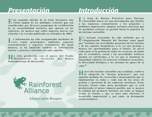 Buenas Prácticas para Turismo Sostenible. - Ministerio del Ambiente