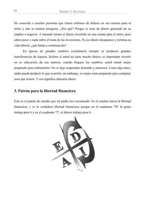 Robert Kiyosaki2 – El cuadrante flujo del dinero - Blog de ESPOL