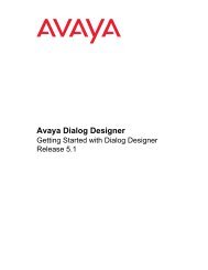 Avaya Dialog Designer