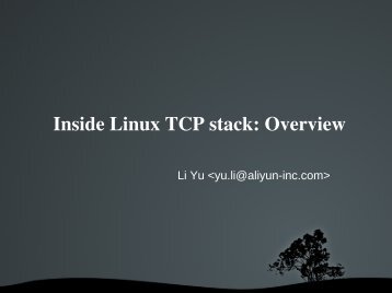 Inside Linux TCP stack: Overview